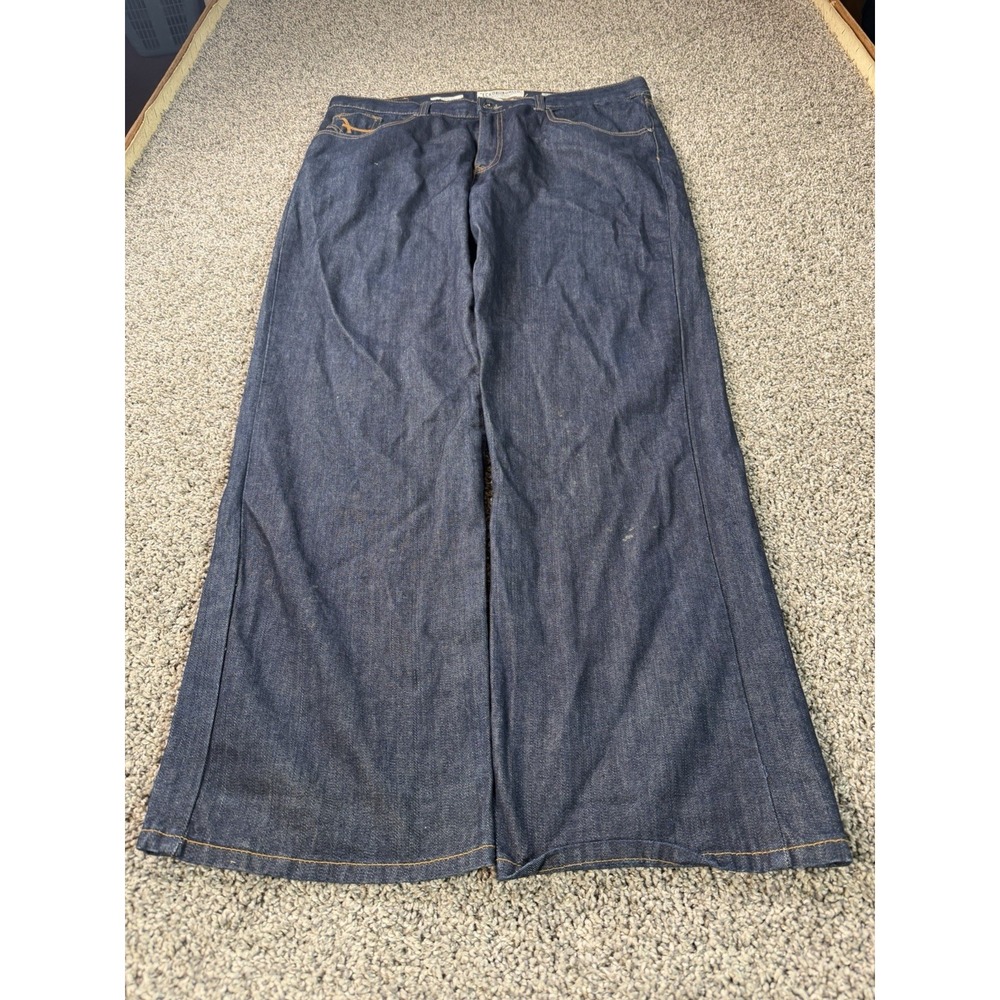 Vintage Y2K Ecko Unlimited Wide Leg Jeans Men's Size 40x33 Blue Baggy